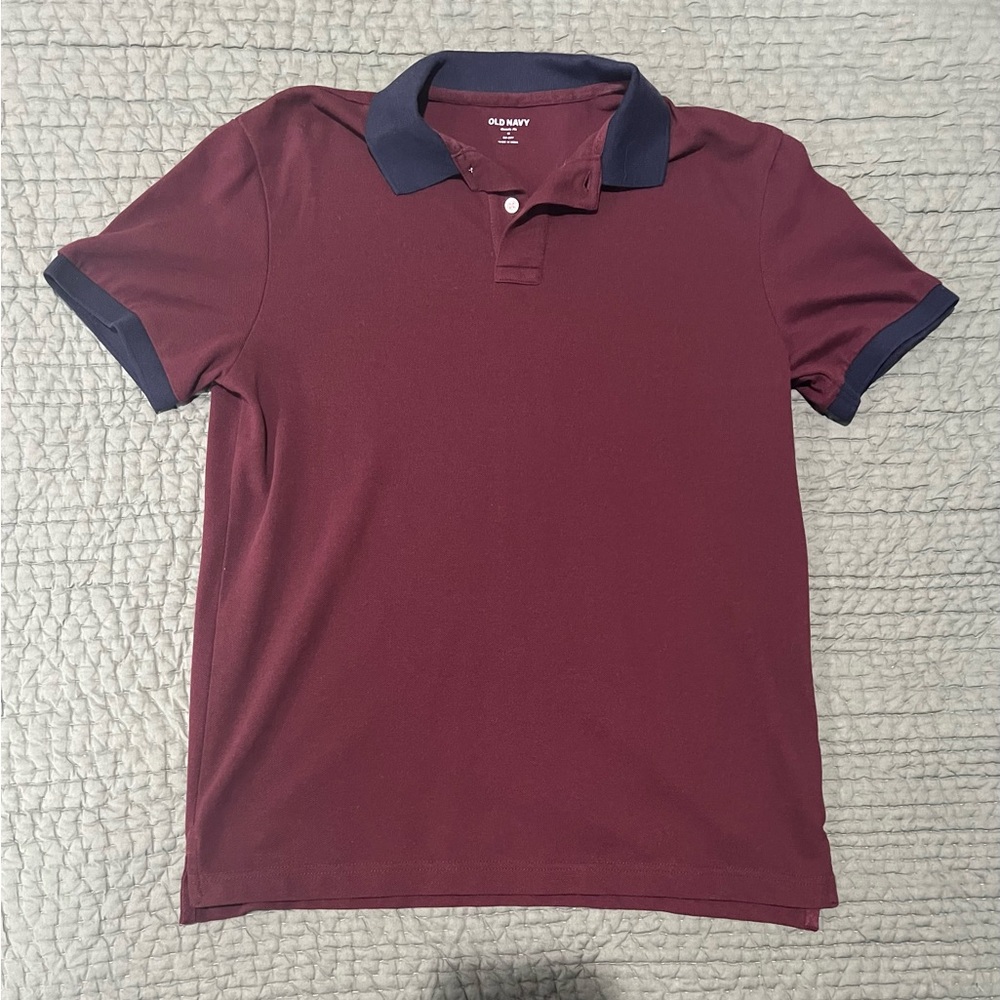 Old Navy Polo - Maroon & Navy